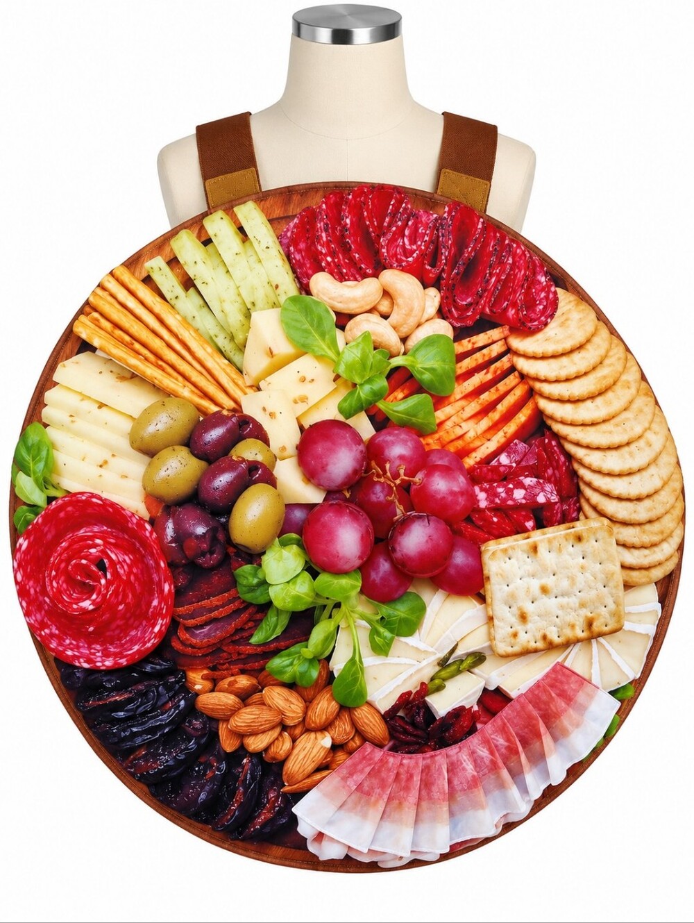 Charcuterie Board Costume Adult Unisex Halloween Food Cosplay Funny OSFM Party